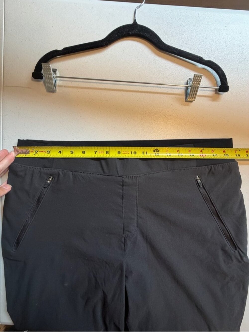 Eddie Bauer first ascent fleece lined pants Black womens size 16 Hiking Outdoor - Picture 13 of 14